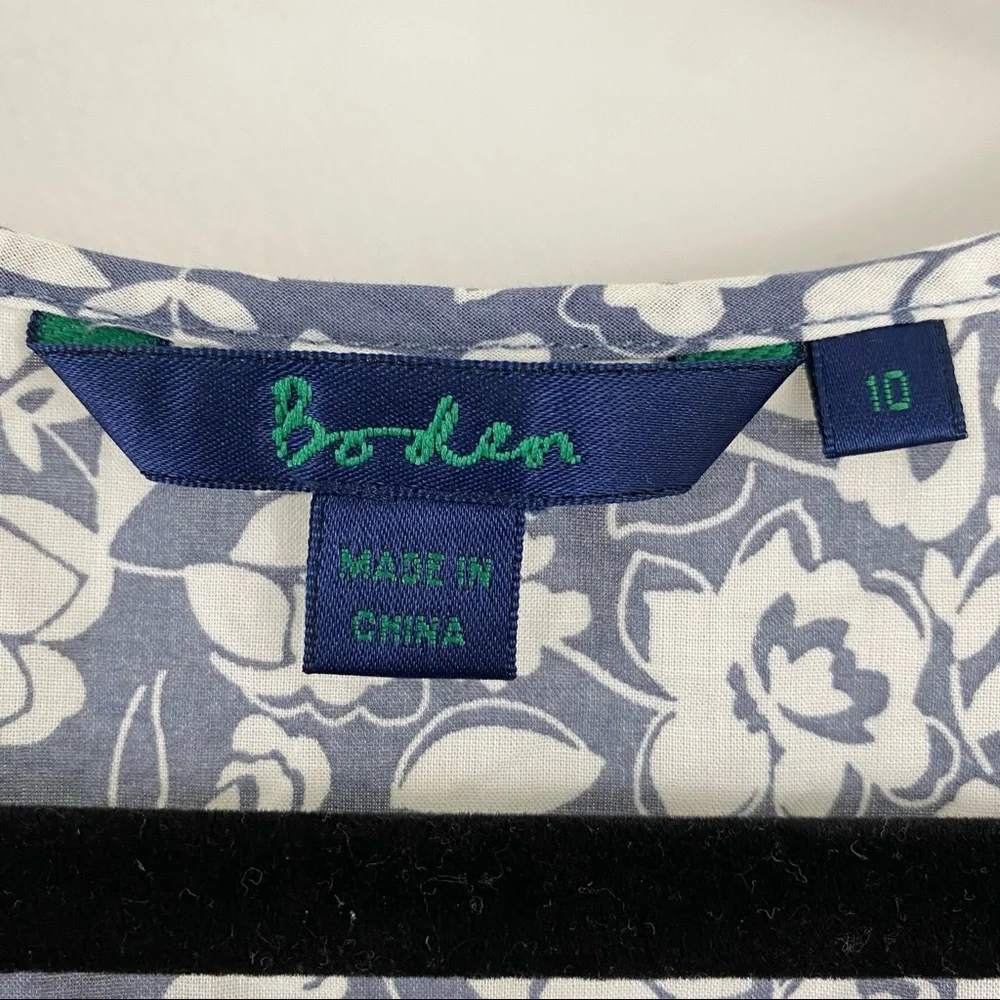 Boden women’s floral sleeveless top size 10 - Picture 3 of 12
